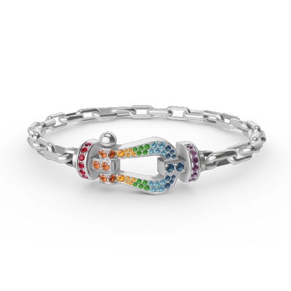 [Echo Fine ]FORCE LARGE HORSESHOE CLASP  METAL BRACELET