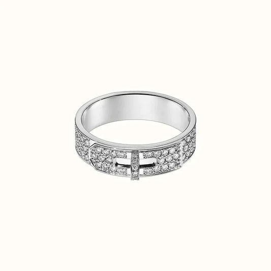 [Echo Fine ]KELLY SILVER DIAMOND RING