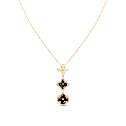 [Echo Fine ]STAR AND SUN ONYX PINK GOLD NECKLACE