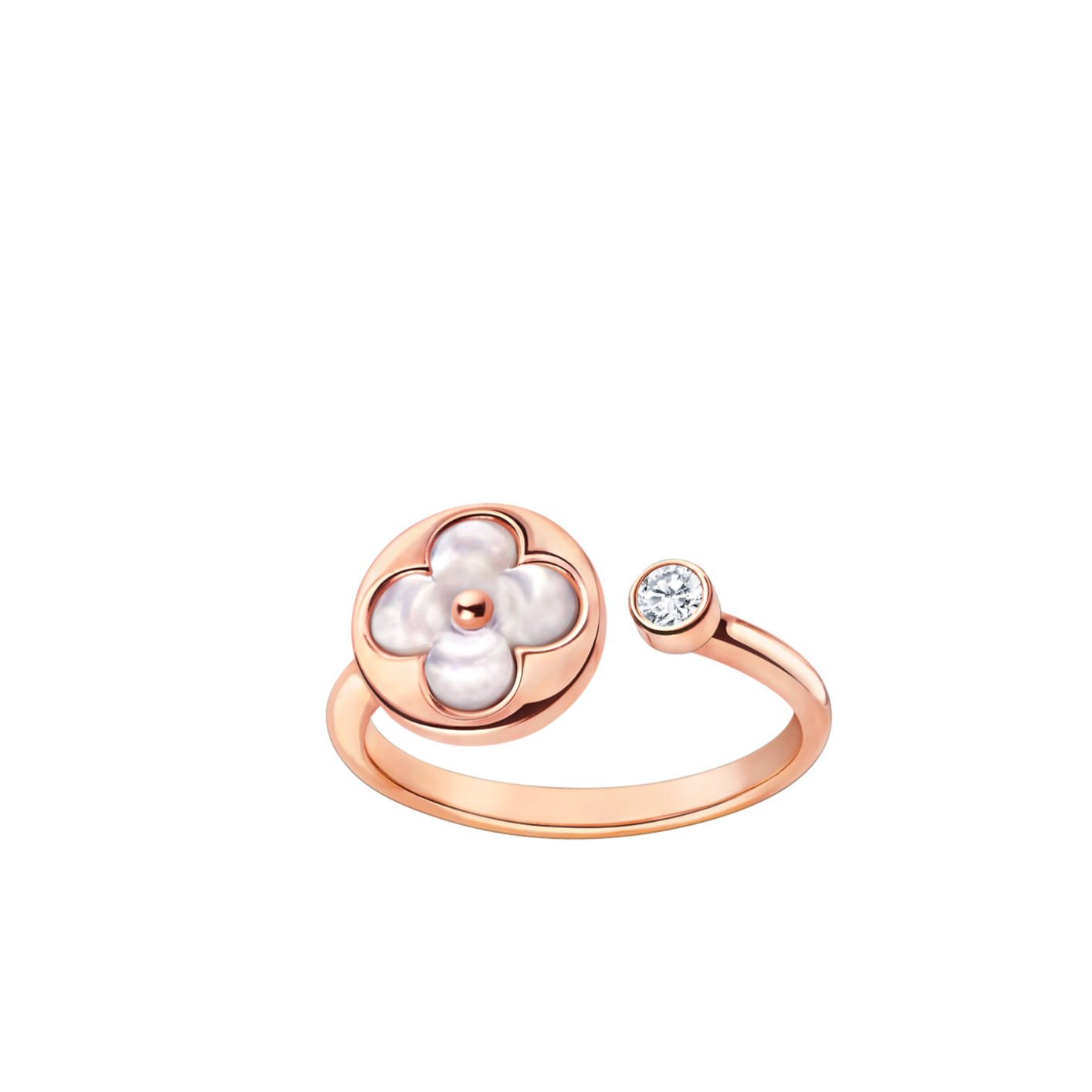 [Echo Fine ]SUN 1 DIAMOND PINK MOP RING