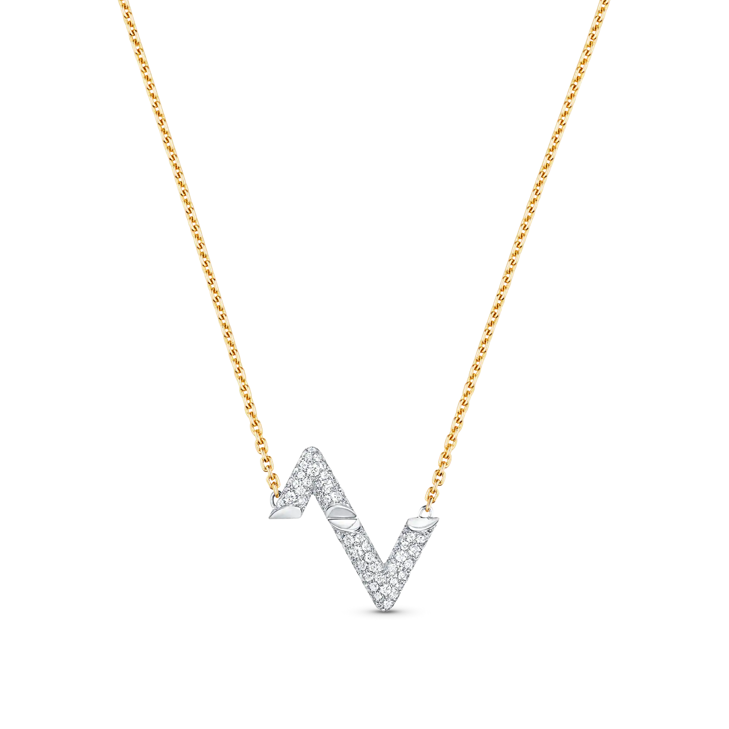 [Echo Fine ]VOLT SILVER DIAMOND PEDANT NECKLACE
