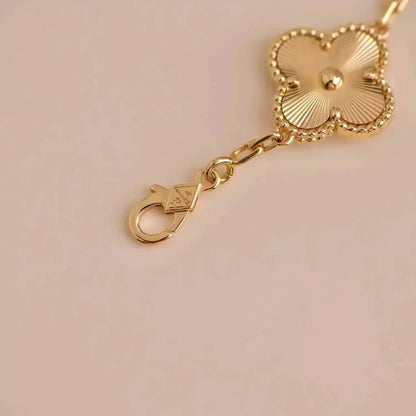 [Echo Fine ]CLOVER 5 FLOWERS LASER BRACELET