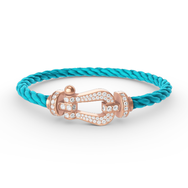 [Echo Fine ]FORCE LARGE HORSESHOE FULL DIAMOND BRACELET ROSE GOLD