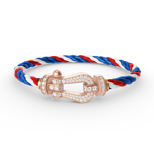 [Echo Fine ]FORCE LARGE HORSESHOE FULL DIAMOND BRACELET ROSE GOLD
