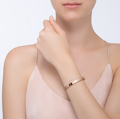 [Echo Fine ]LOVE BRACELET 6.1MM 4 DIAMONDS