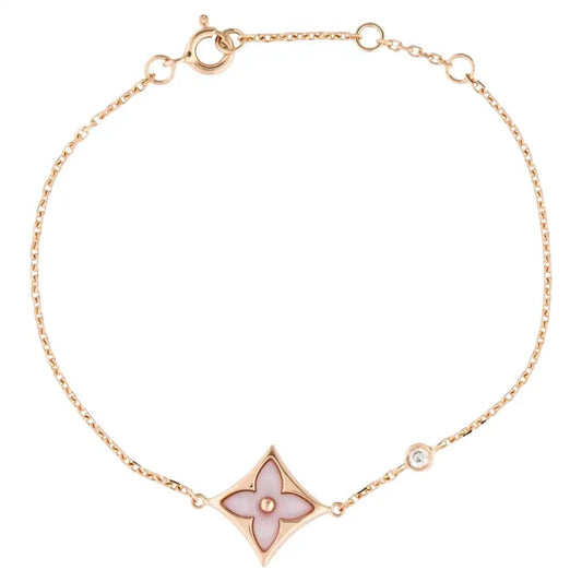 [Echo Fine ]STAR 1 DIAMOND PINK GOLD BRACELET