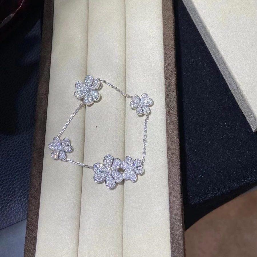 [Echo Fine ]FRIVOLE SILVER 5 FLOWERS BRACELET