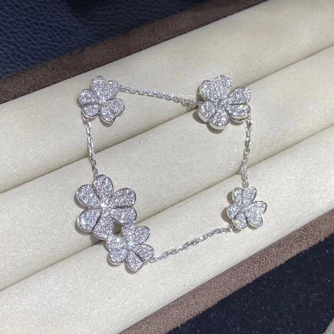 [Echo Fine ]FRIVOLE SILVER 5 FLOWERS BRACELET