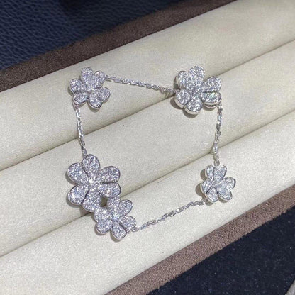 [Echo Fine ]FRIVOLE SILVER 5 FLOWERS BRACELET