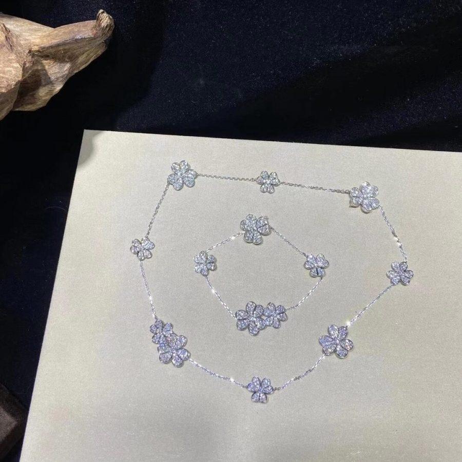[Echo Fine ]FRIVOLE SILVER 5 FLOWERS BRACELET
