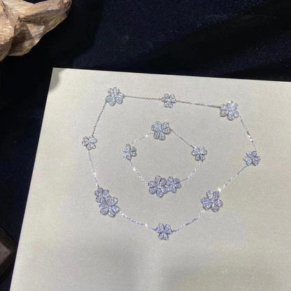 [Echo Fine ]FRIVOLE SILVER 5 FLOWERS BRACELET