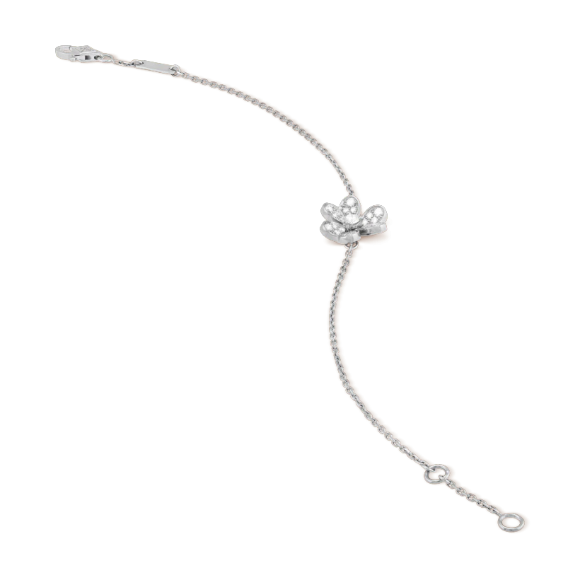 [Echo Fine ]FRIVOLE SILVER FLOWER DIAMOND BRACELET
