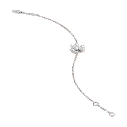 [Echo Fine ]FRIVOLE SILVER FLOWER DIAMOND BRACELET