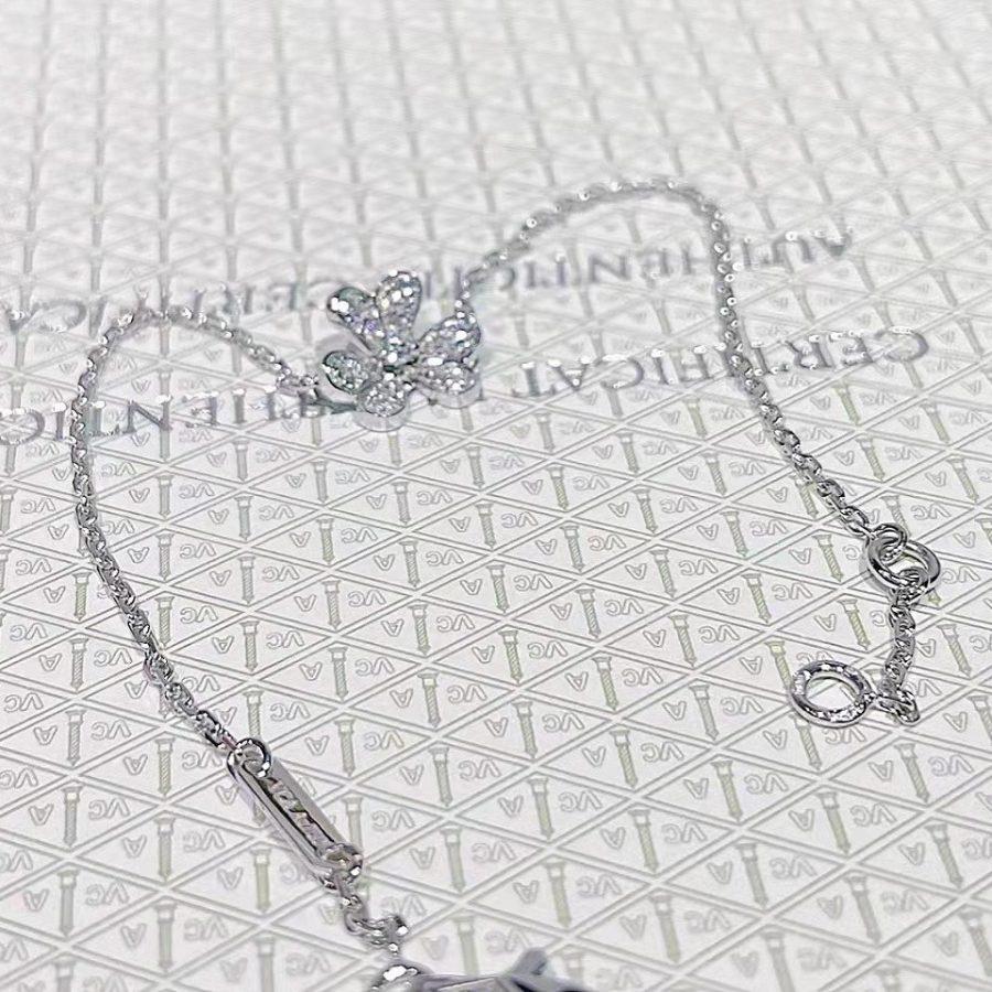 [Echo Fine ]FRIVOLE SILVER FLOWER DIAMOND BRACELET