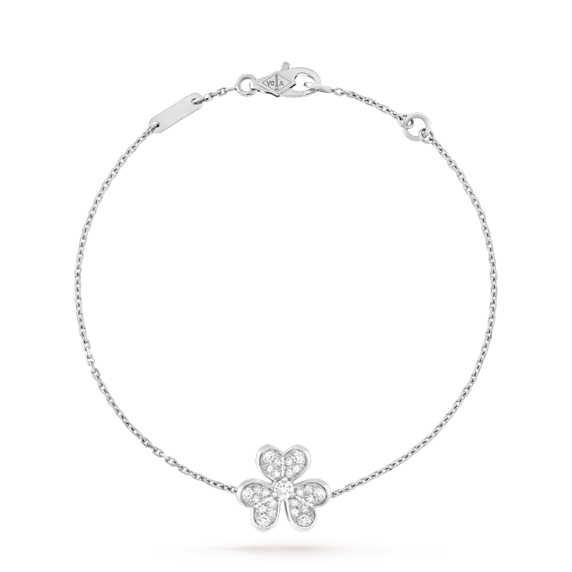 [Echo Fine ]FRIVOLE SILVER FLOWER DIAMOND BRACELET