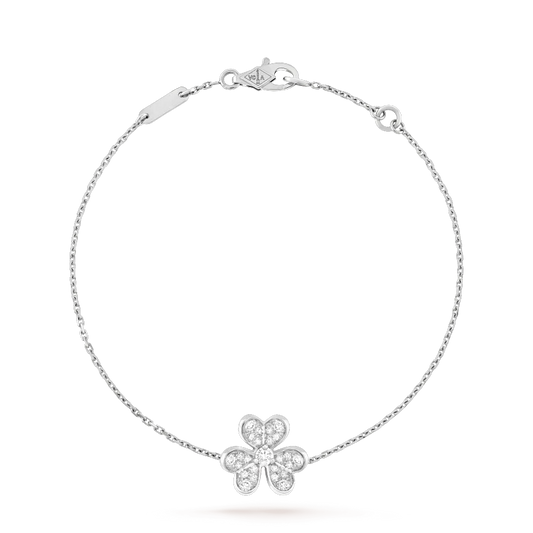 [Echo Fine ]FRIVOLE SILVER FLOWER DIAMOND BRACELET