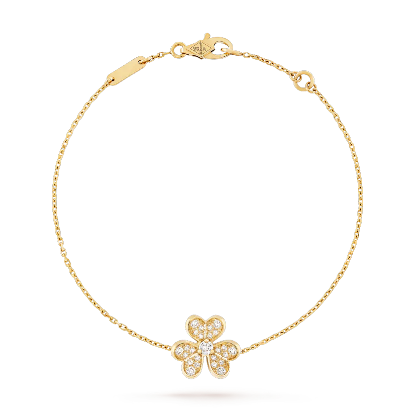 [Echo Fine ]FRIVOLE GOLD FLOWER DIAMOND BRACELET