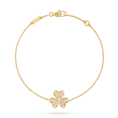[Echo Fine ]FRIVOLE GOLD FLOWER DIAMOND BRACELET
