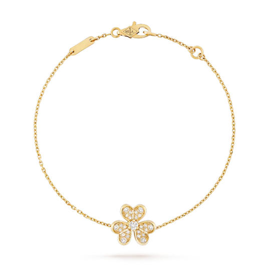 [Echo Fine ]FRIVOLE GOLD FLOWER DIAMOND BRACELET