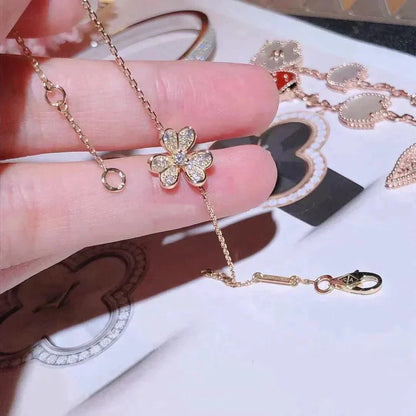 [Echo Fine ]FRIVOLE GOLD FLOWER DIAMOND BRACELET