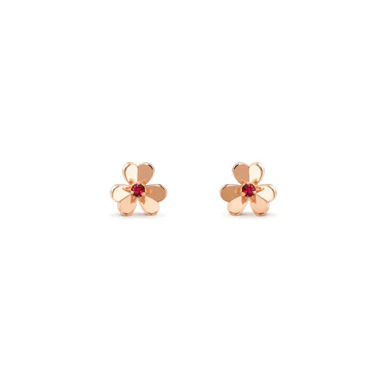 [Echo Fine ]FRIVOLE  FLOWER PINK EARRINGS