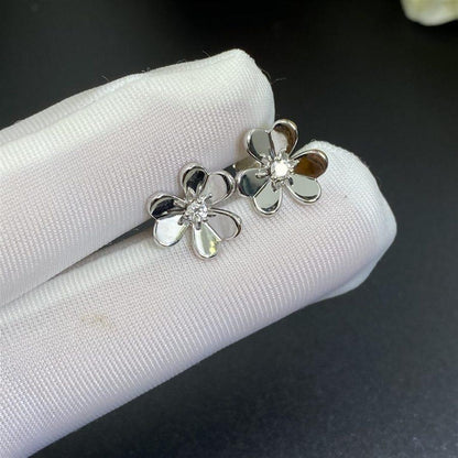 [Echo Fine ]FRIVOLE MINI SILVER FLOWER EARRINGS