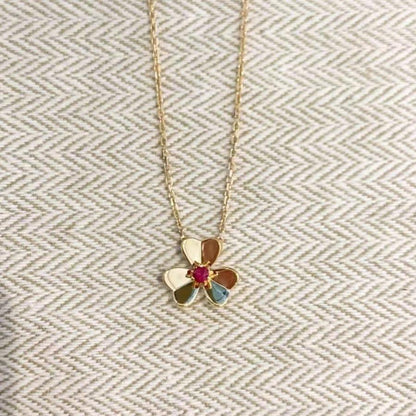 [Echo Fine ]FRIVOLE GOLD FLOWER NECKLACE