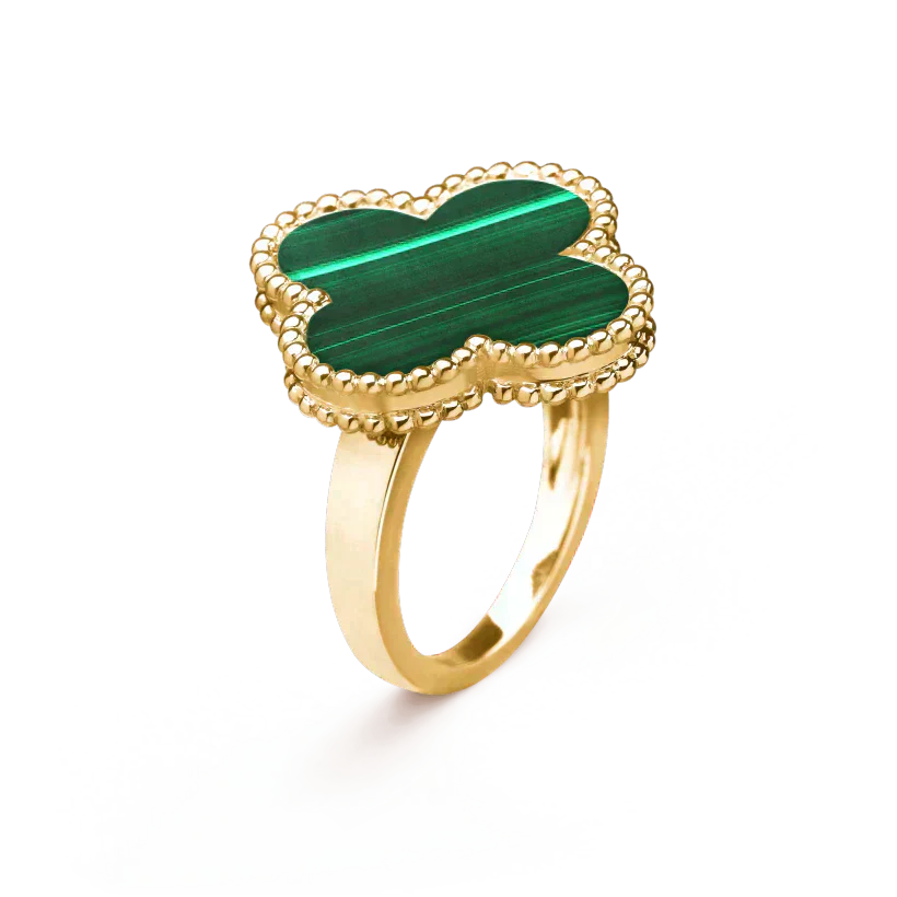 [Echo Fine ]CLOVER MALACHITE RING