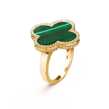 [Echo Fine ]CLOVER MALACHITE RING