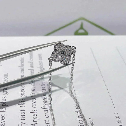[Echo Fine ]CLOVER  SINGLE FLOWER BRACELET SILVER