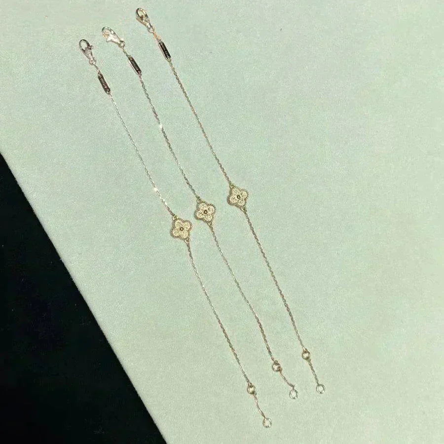 [Echo Fine ]CLOVER SINGLE FLOWER BRACELET