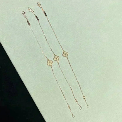 [Echo Fine ]CLOVER SINGLE FLOWER BRACELET