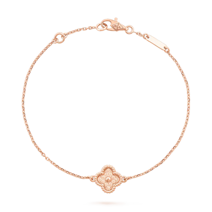 [Echo Fine ]CLOVER SINGLE FLOWER BRACELET