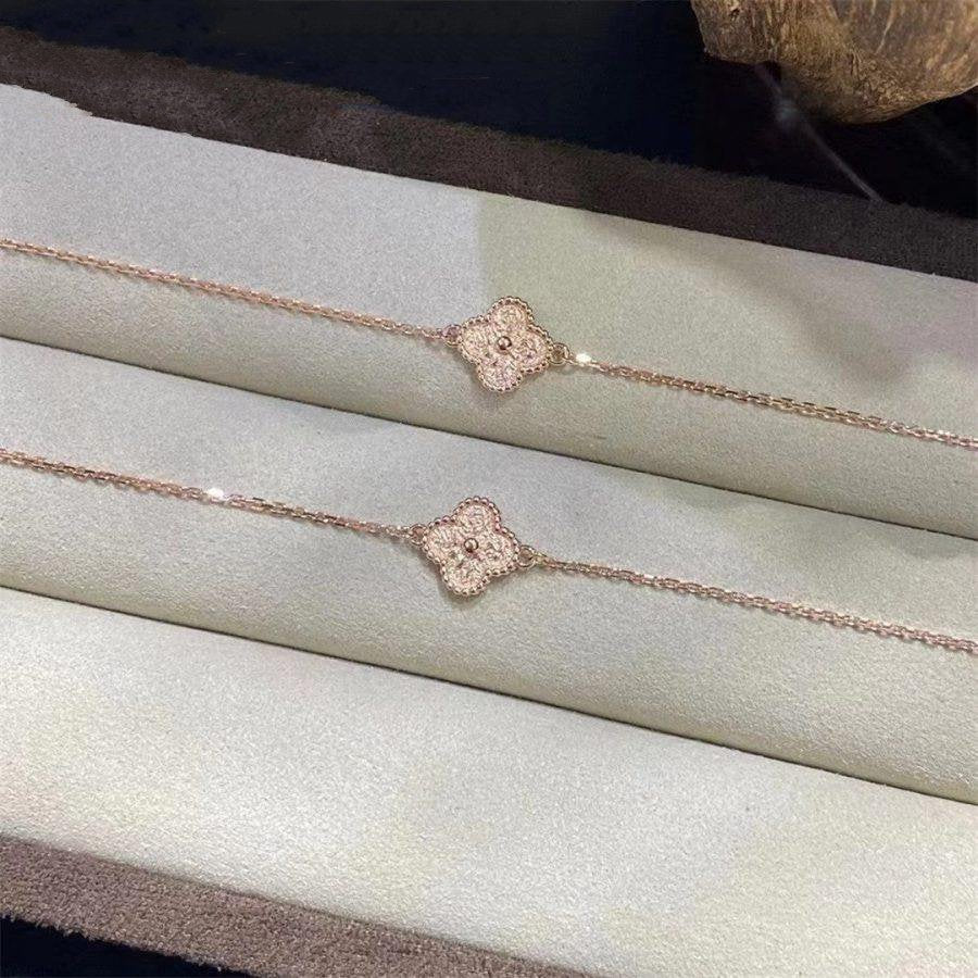 [Echo Fine ]CLOVER SINGLE FLOWER BRACELET