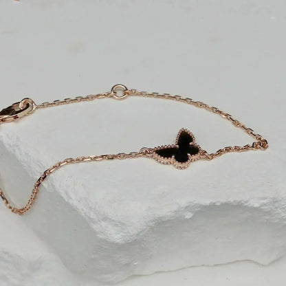 [Echo Fine ]BUTTERFLY ONYX  BUTTERFLY BRACELET