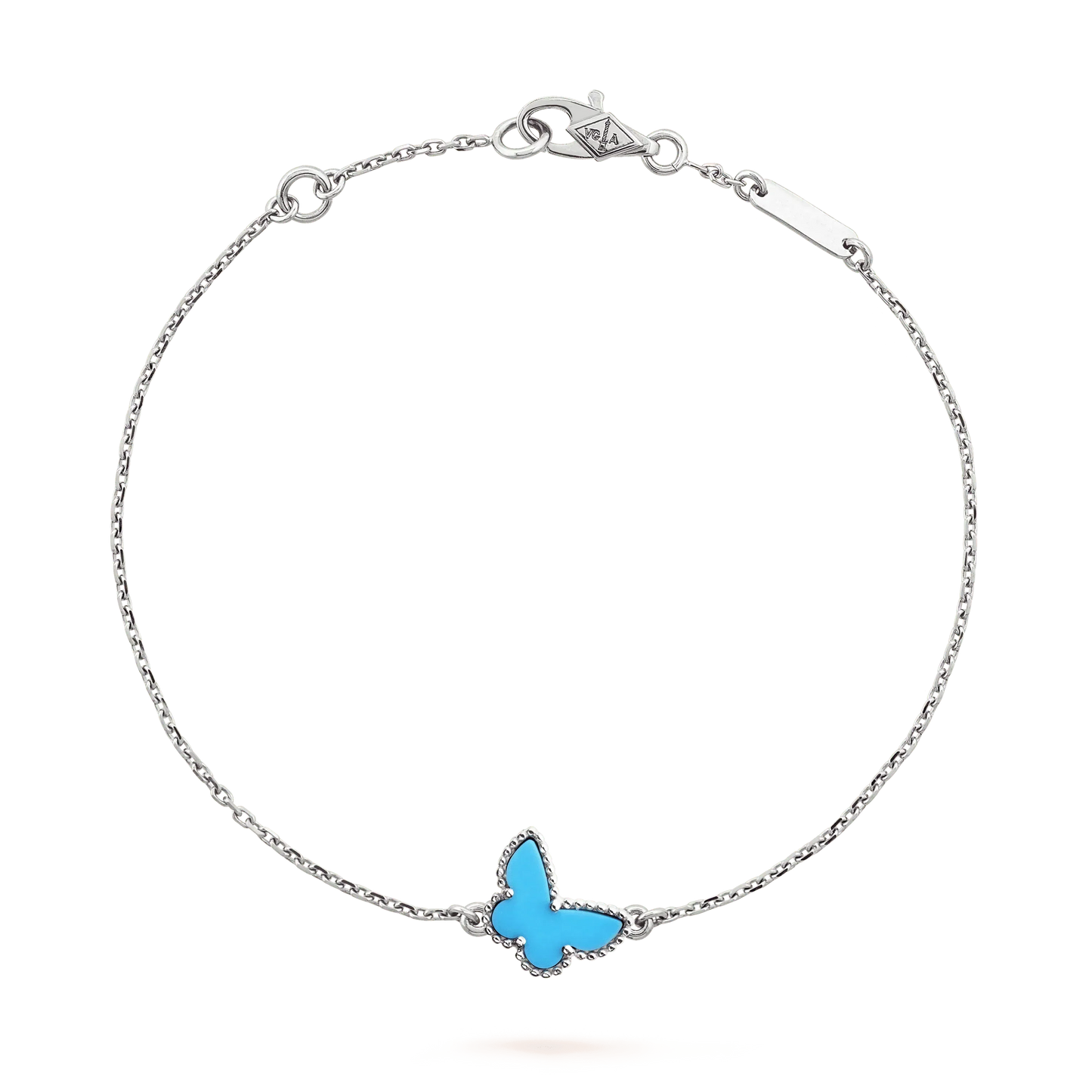 [Echo Fine ]BUTTERFLY TURQUOISE BUTTERFLY BRACELET SILVER