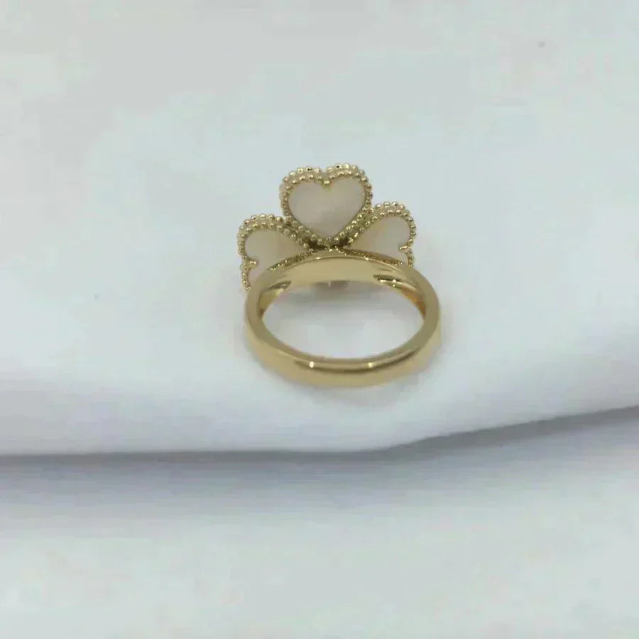 [Echo Fine ]SWEET CLOVER WHITE MOP RING