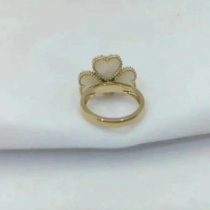 [Echo Fine ]SWEET CLOVER WHITE MOP RING