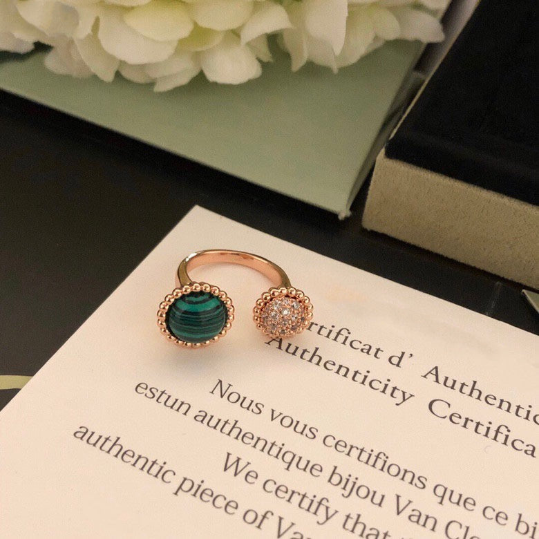[Echo Fine ]PERLEE COULEURS DIAMOND ROSE GOLD BETWEEN THE FINGER RING