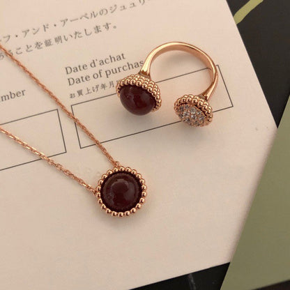 [Echo Fine ]PERLEE COULEURS DIAMOND ROSE GOLD BETWEEN THE FINGER RING