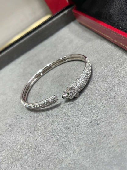 [Echo Fine ]PANTHERE FULL DIAMOND OPEN BRACELET