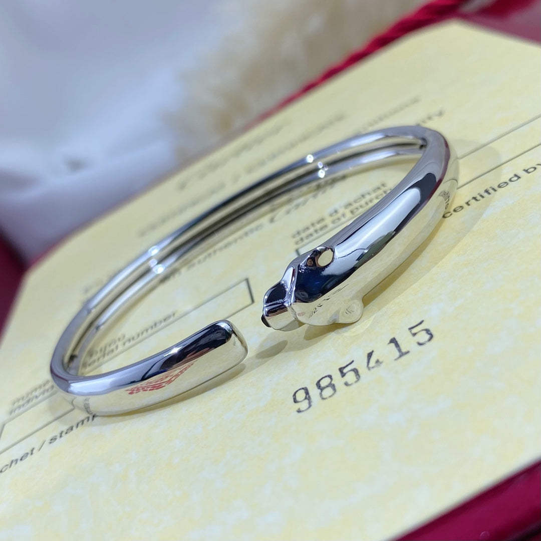 [Echo Fine ]PANTHERE SILVER OPEN BRACELET