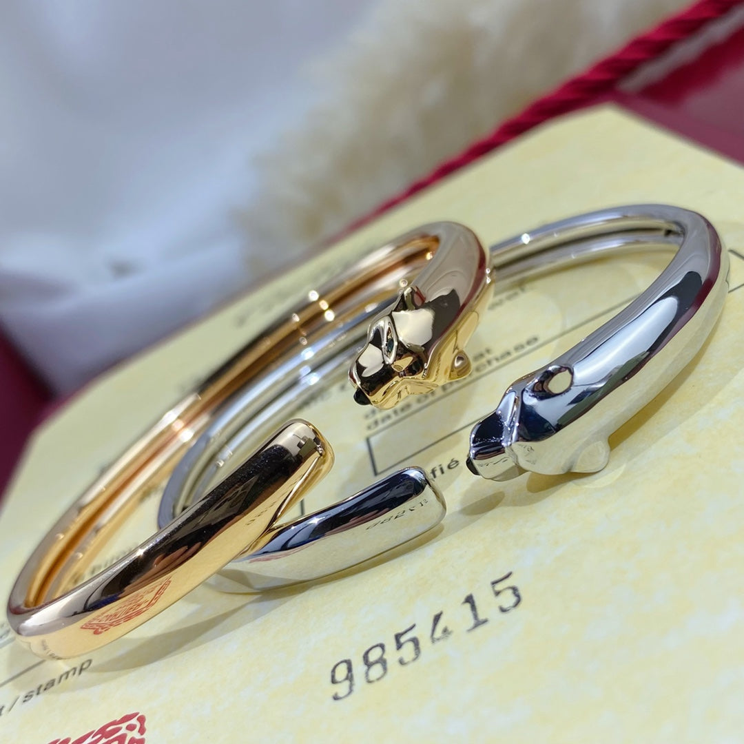 [Echo Fine ]PANTHERE SILVER OPEN BRACELET