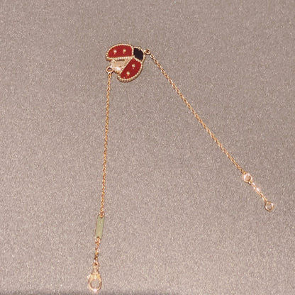 [Echo Fine ]LUCKY SPRING 1 MOTIF PINK GOLD BRACELET