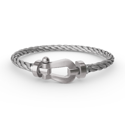 [Echo Fine ]FORCE LARGE HORSESHOE NO DIAMOND BRACELET SILVER