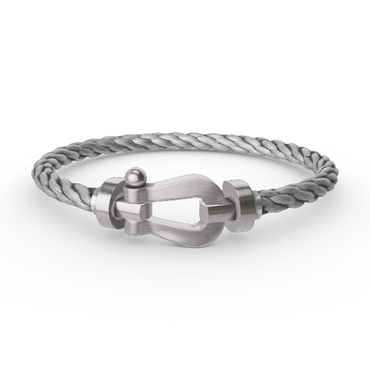 [Echo Fine ]FORCE LARGE HORSESHOE NO DIAMOND BRACELET SILVER
