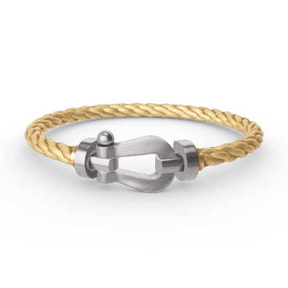 [Echo Fine ]FORCE LARGE HORSESHOE NO DIAMOND BRACELET SILVER