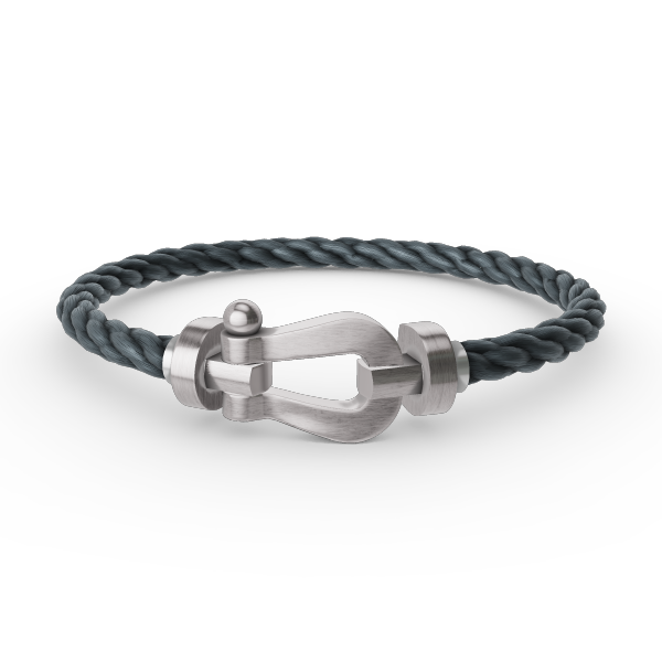 [Echo Fine ]FORCE LARGE HORSESHOE NO DIAMOND BRACELET SILVER
