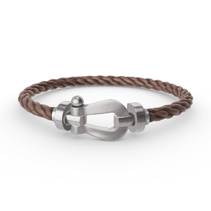[Echo Fine ]FORCE LARGE HORSESHOE NO DIAMOND BRACELET SILVER