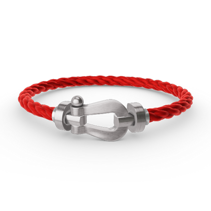 [Echo Fine ]FORCE LARGE HORSESHOE NO DIAMOND BRACELET SILVER